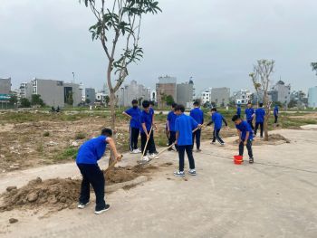 Hưởng ứng ngày cao điểm “Tuổi trẻ Hải Phòng chung tay xây dựng nông thôn mới, nông thôn mới kiểu mẫu” năm 2024